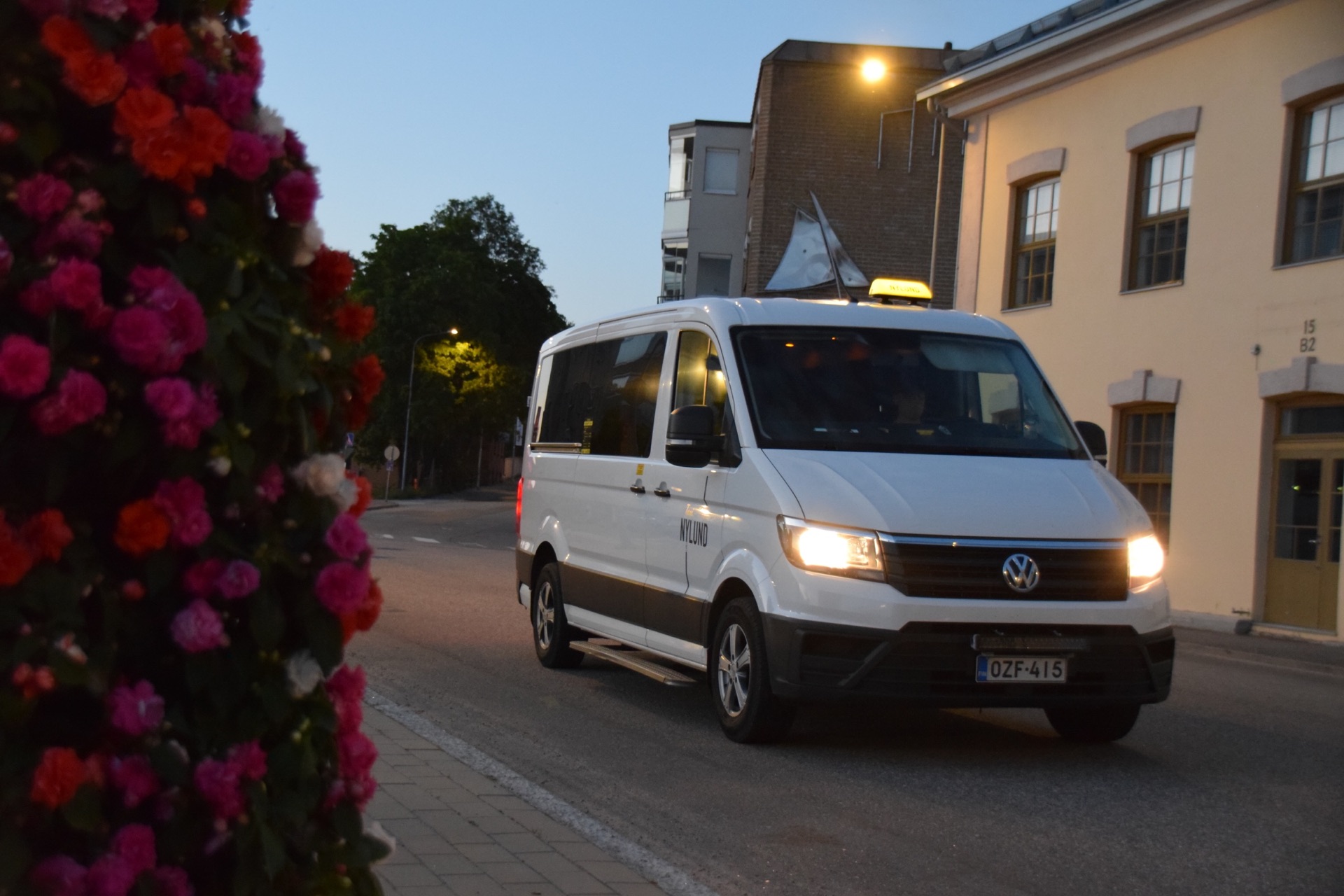 Taxi Nylunds storbil i Ekenäs